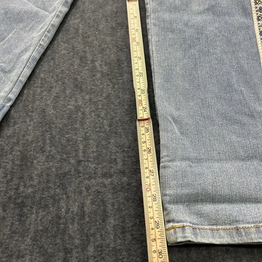 Inc Denim Mid Rise Straight 6/28 Rolled Cuff - Picture 12 of 15
